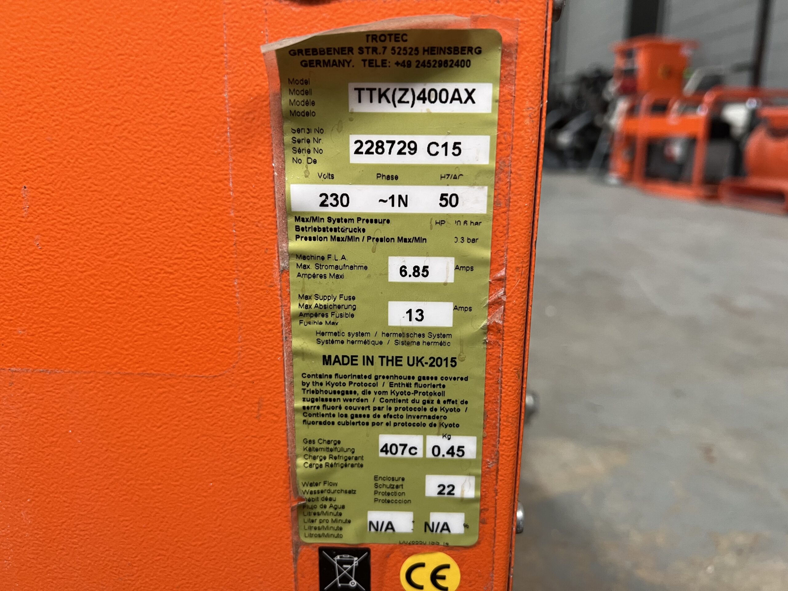 Trotex TTK(z) 400AX Bouwdroger - Afbeelding 4