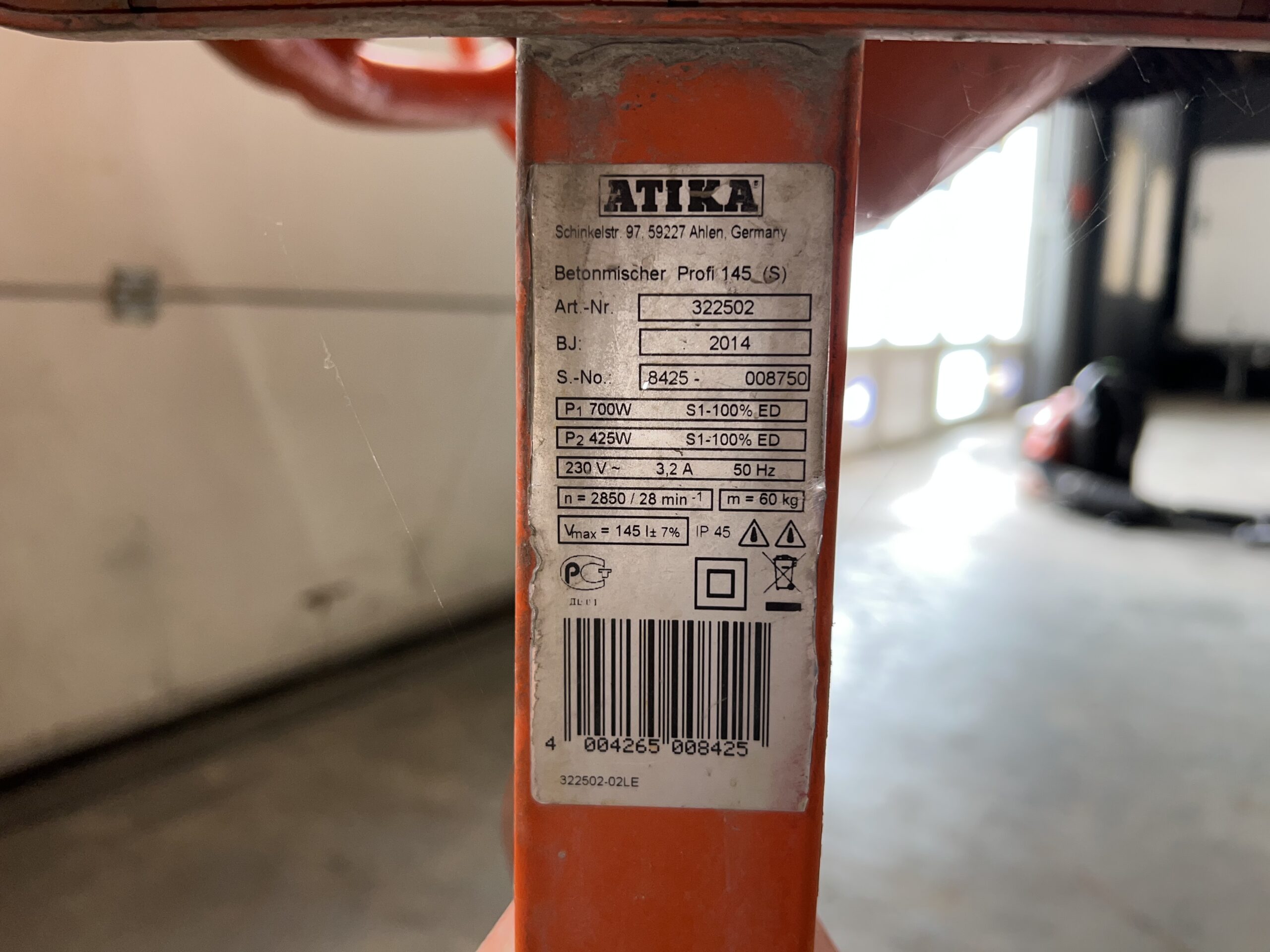 Betonmolen Atika 145s - Afbeelding 4