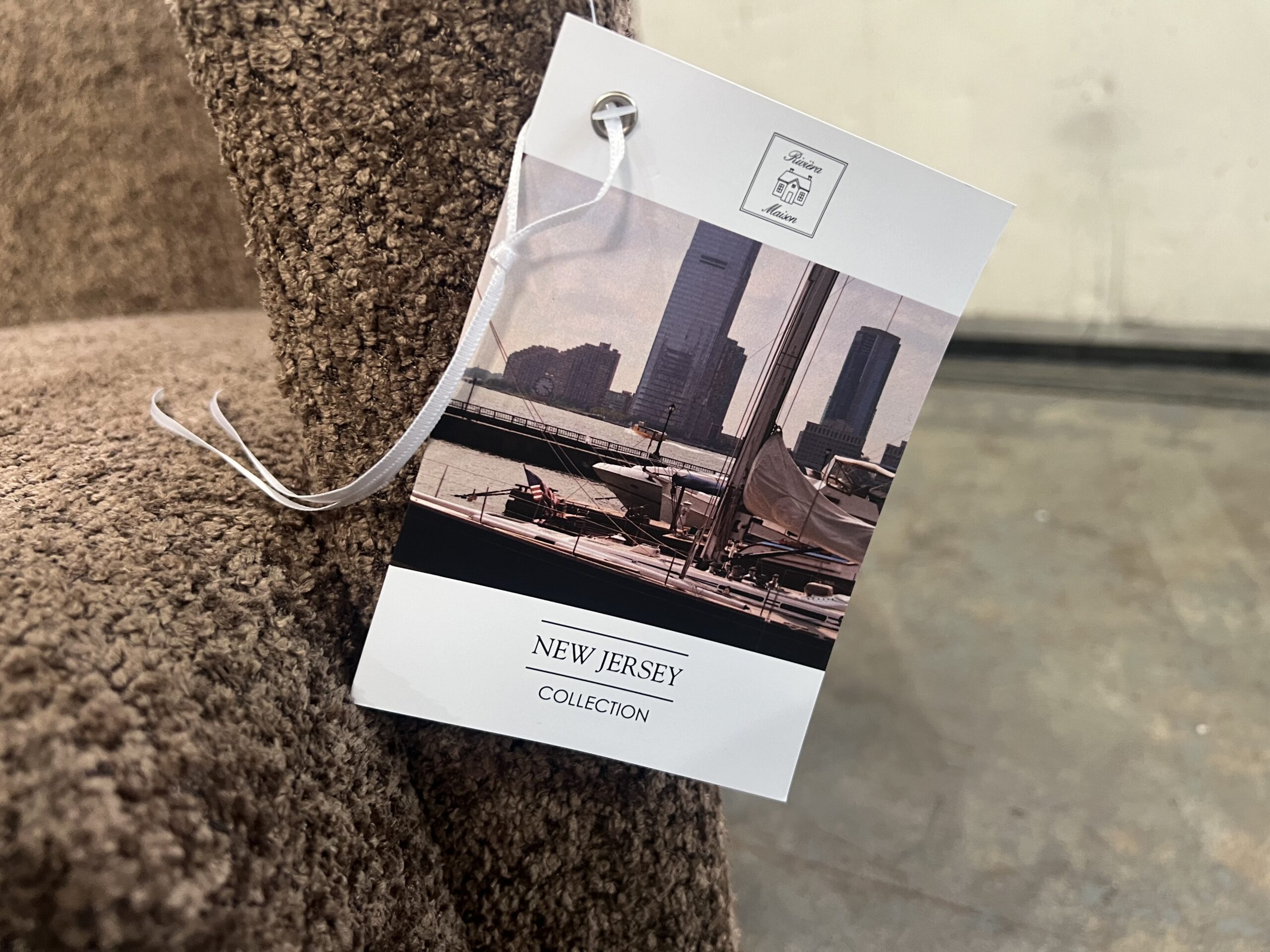 Rivièra Maison Messina Umbra bruin Fautueil - Afbeelding 5