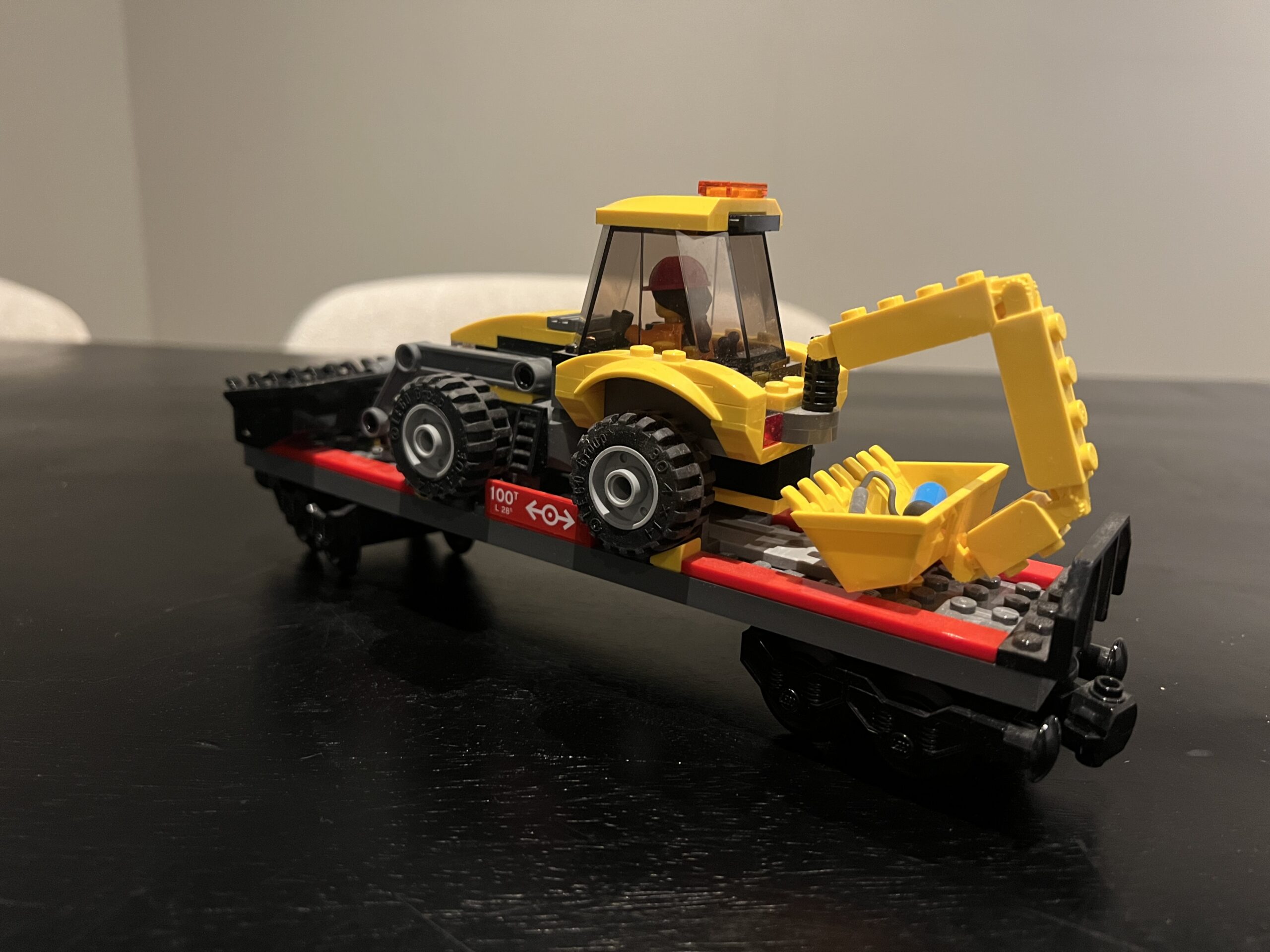 Lego wagon + graafmachine 60098 - Afbeelding 2