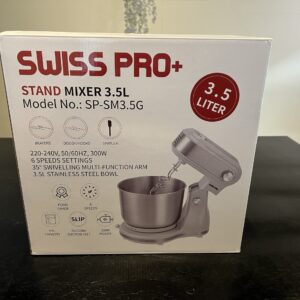 Swiss pro+ keukenmixer 3.5L Zilver