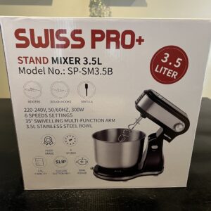 Swiss pro+ keukenmixer 3.5L Zwart