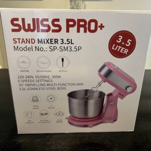 Swiss pro+ keukenmixer 3.5L Roze